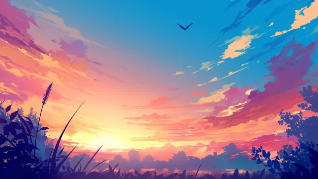 Sunrise Gradient wallpaper on Pixipics