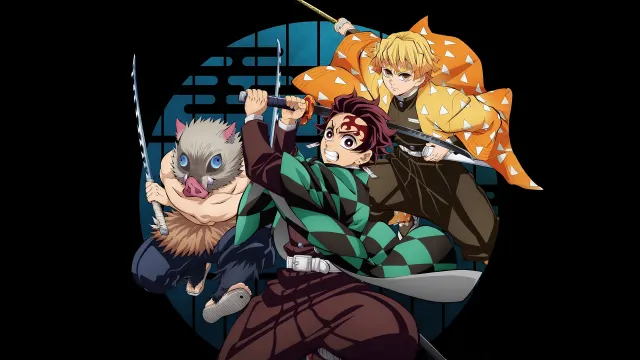 Demon Slayer Tanjiro Zenitsu Inosuke Action wallpaper on Pixipics