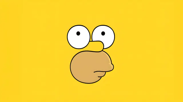 The Simpsons Homer Face Yellow wallpaper on Pixipics