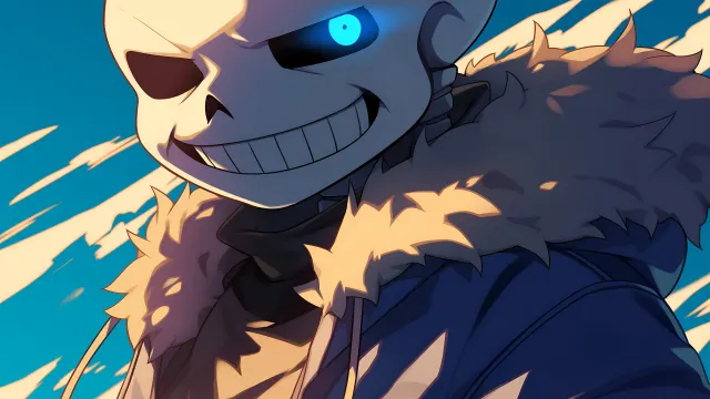 Undertale Sans Blurred Mystery wallpaper on Pixipics