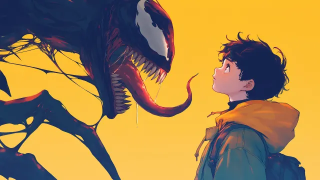 Venom A Child And A Symbiote wallpaper on Pixipics