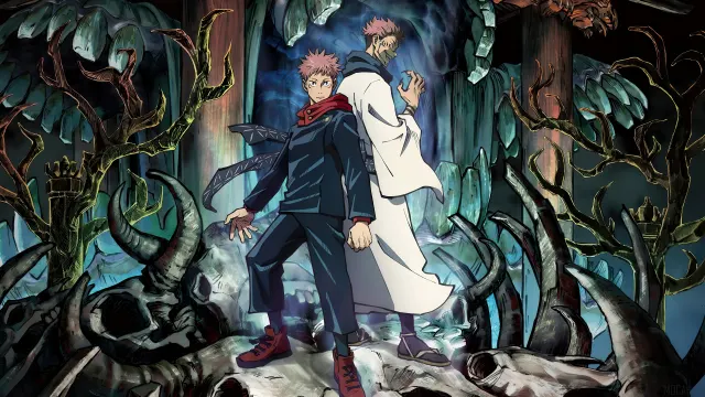 Jujutsu Kaisen Yuji Sukuna Dual Presence wallpaper on Pixipics