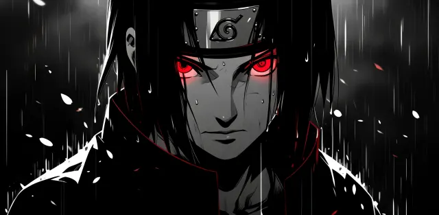 Itachi Uchiha Manga Style wallpaper on Pixipics