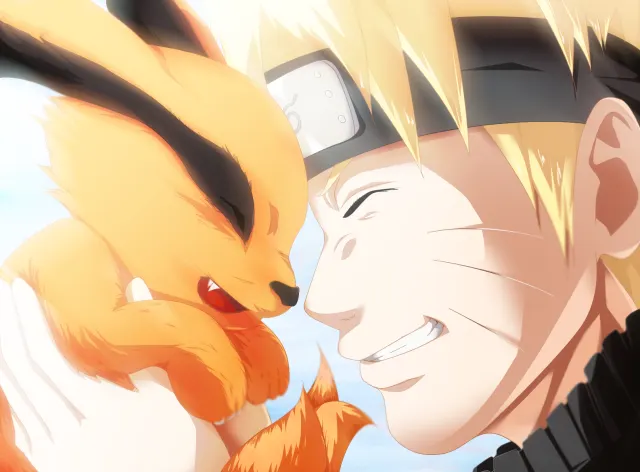 Naruto And Kurama wallpaper on Pixipics