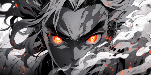 Demon Slayer's Kyojuro Rengoku wallpaper on Pixipics
