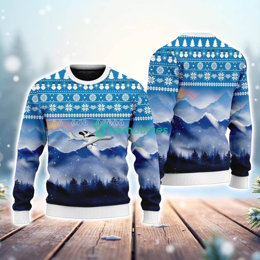 Boeing E 3 Sentry American New Trend Ugly Sweater Christmas 3D Best Gift image Boeing E-3 Sentry Ugly Sweater Christmas 3D Best Gift