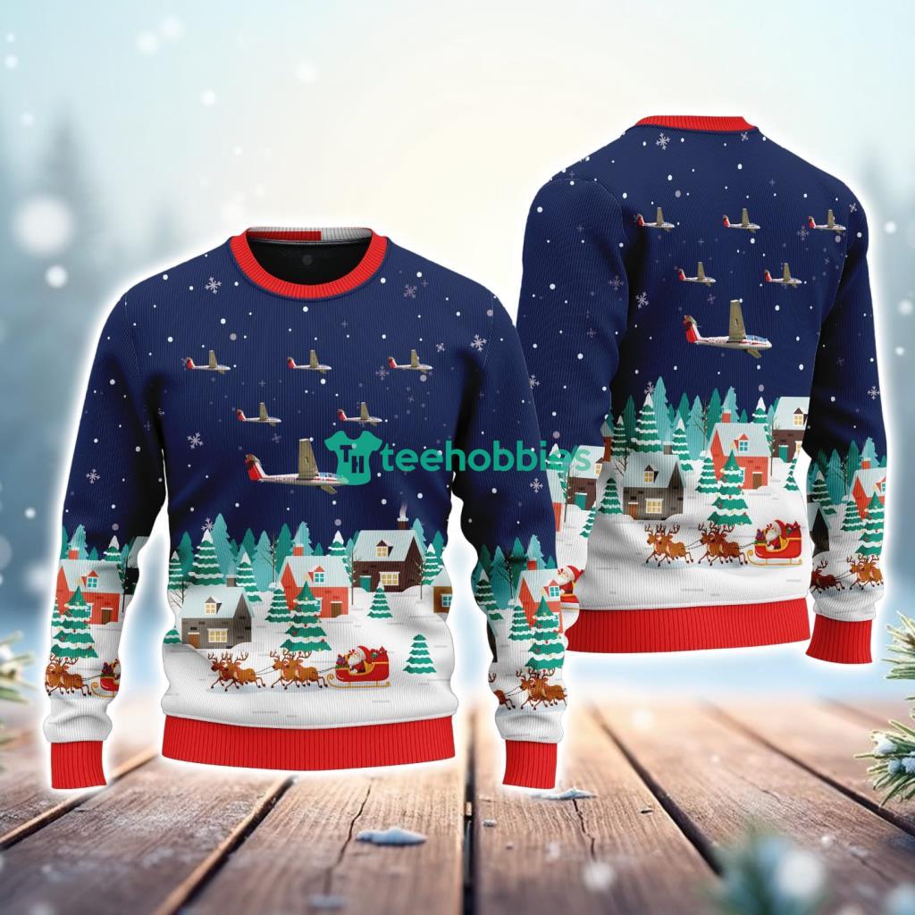 Let L 23 Super Blanik Us Air Force Christmas Ugly Sweater Meaningful Gift For Aviation Fans image Let L-23 Super Blanik Us Air Force Christmas Ugly Sweater