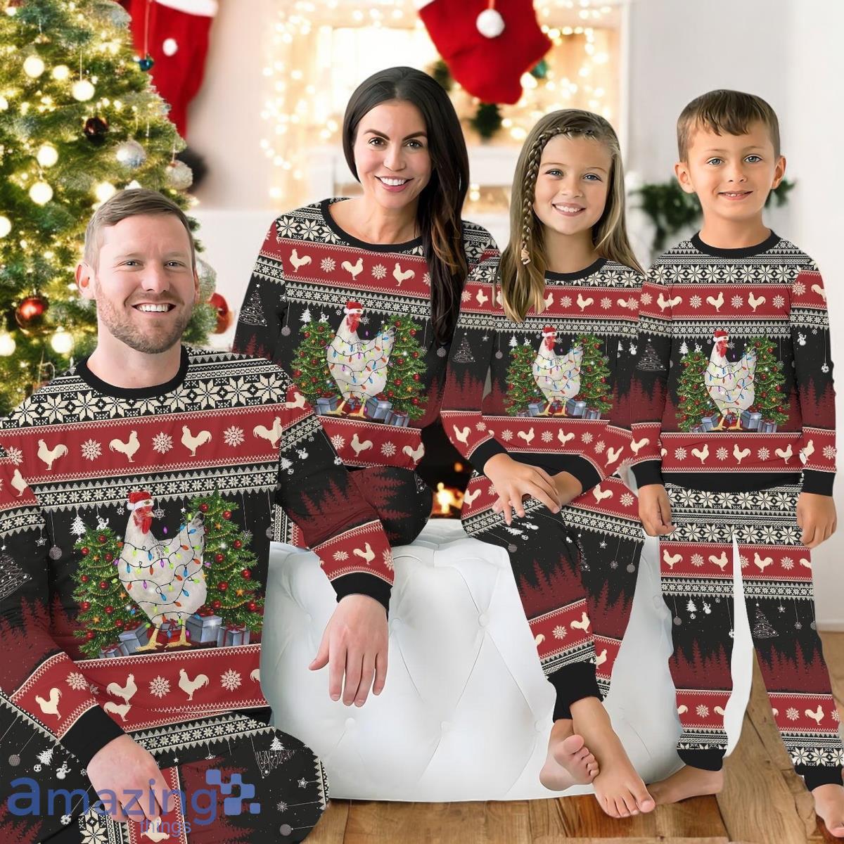 Christmas Chicken Family Pajamas