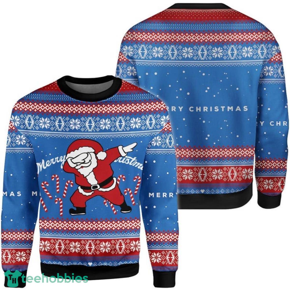Santa Claus Deer Christmas Sweatshirt Festive Holiday Ugly Christmas Sweater For Men And Women image Santa Claus Deer Christmas Sweatshirt Festive Holiday Ugly Christmas Sweater For Men And Women
