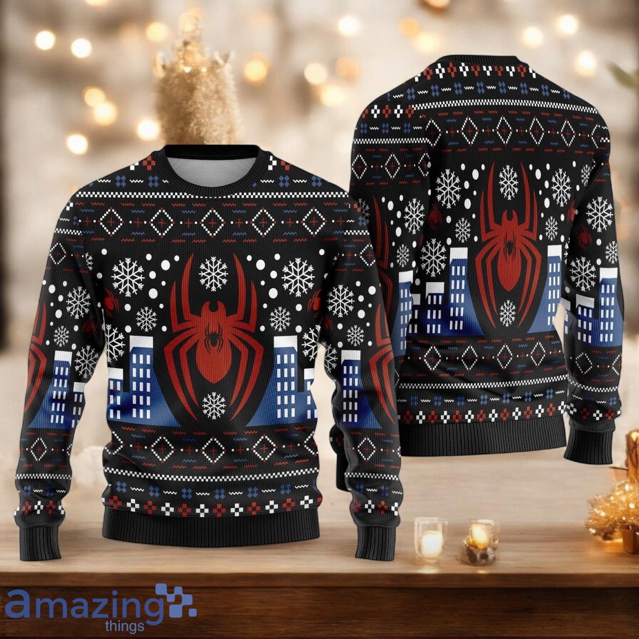 Spiderman Ugly Christmas Sweater Xmas Gifts 2025 Venom Superhero Movie Ugly Christmas Sweater Christmas Gift For Men And Women image Spiderman Ugly Christmas Sweater Xmas Gifts 2025 Venom Superhero Movie Ugly Christmas Sweater Christmas Gift For Men And Women