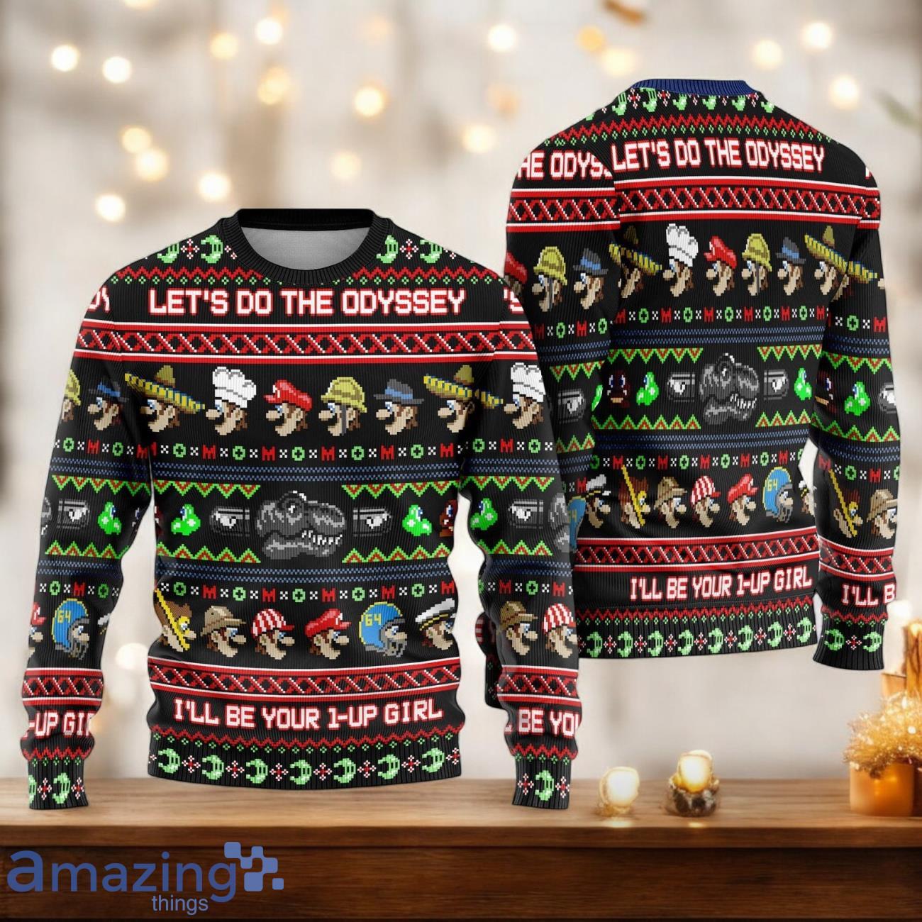 Super Mario Ugly Christmas Sweater
