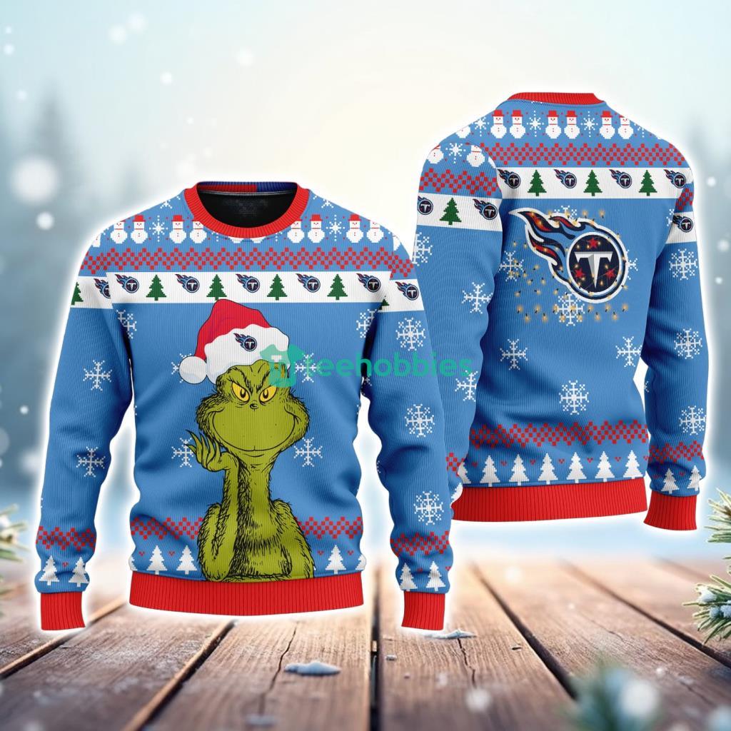 Tennessee Titans NFL The Grinch Funny Merry Christmas Uglly Sweater 3D New Trend image Tennessee Titans NFL The Grinch Funny Merry Christmas Uglly Sweater 3D New Trend