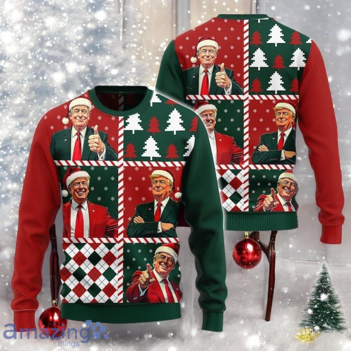 Christmas Trump Ugly Sweater