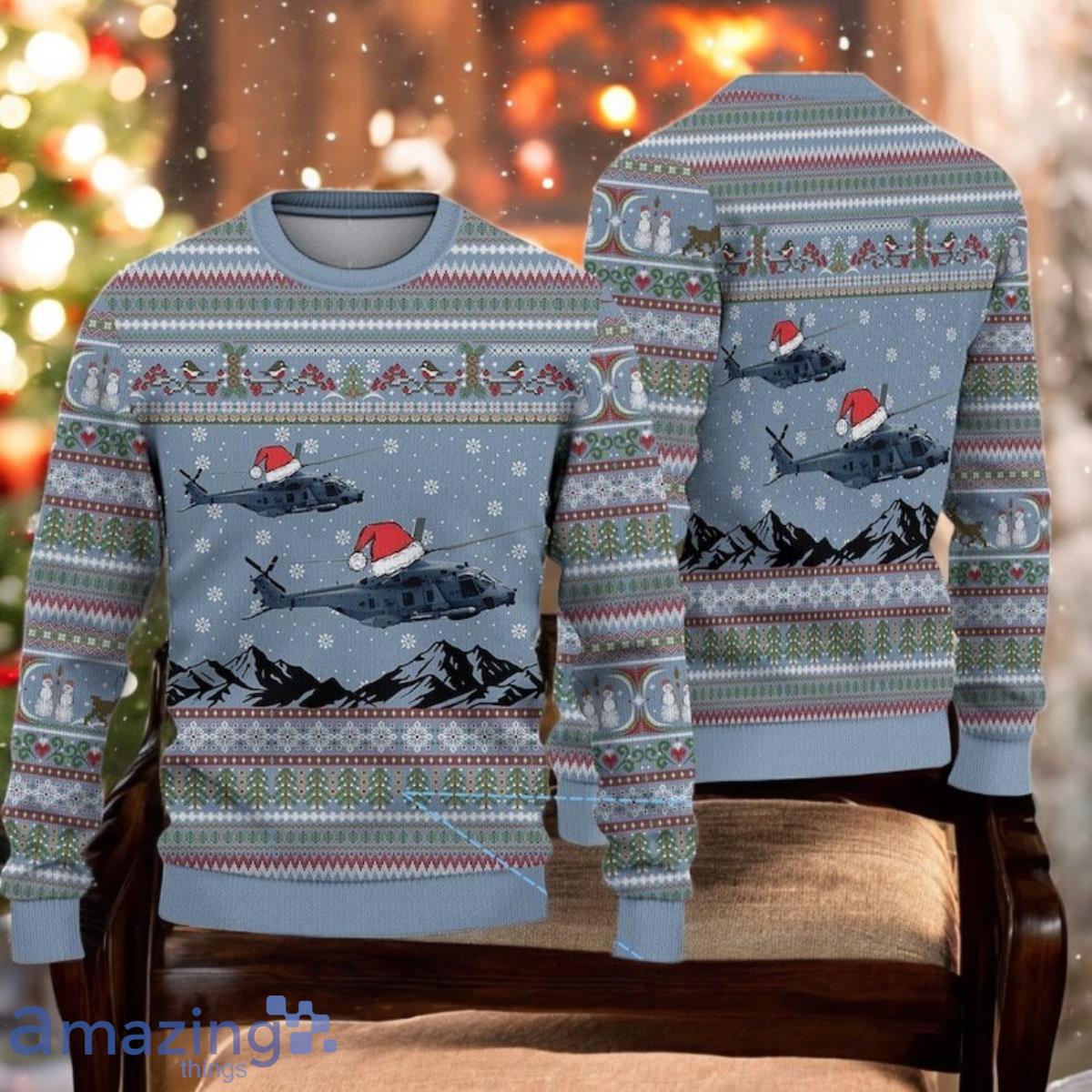 German Navy SEA TIGER Christmas Knitted Sweater