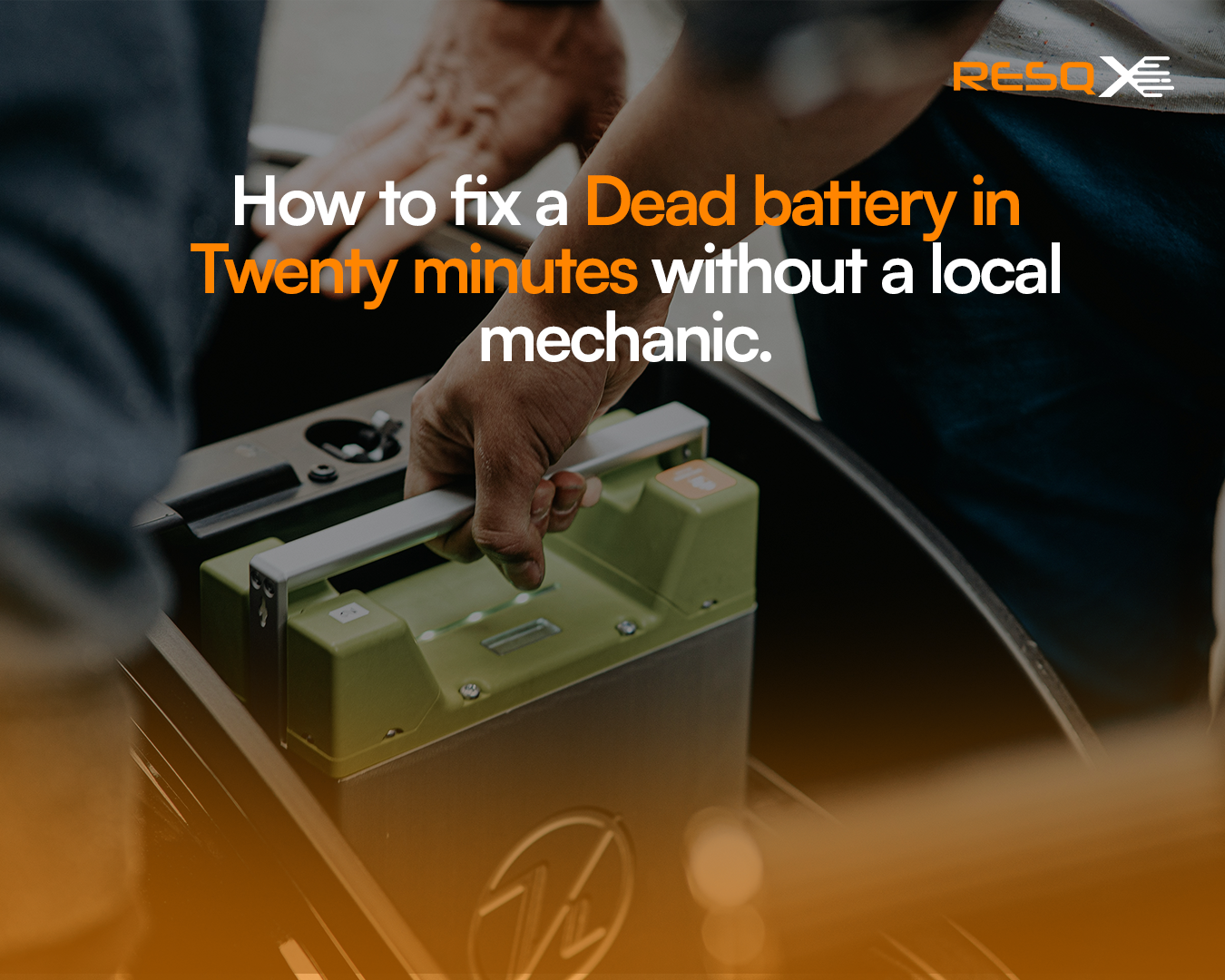How to fix a dead battery in twenty minutes without a local mechanic