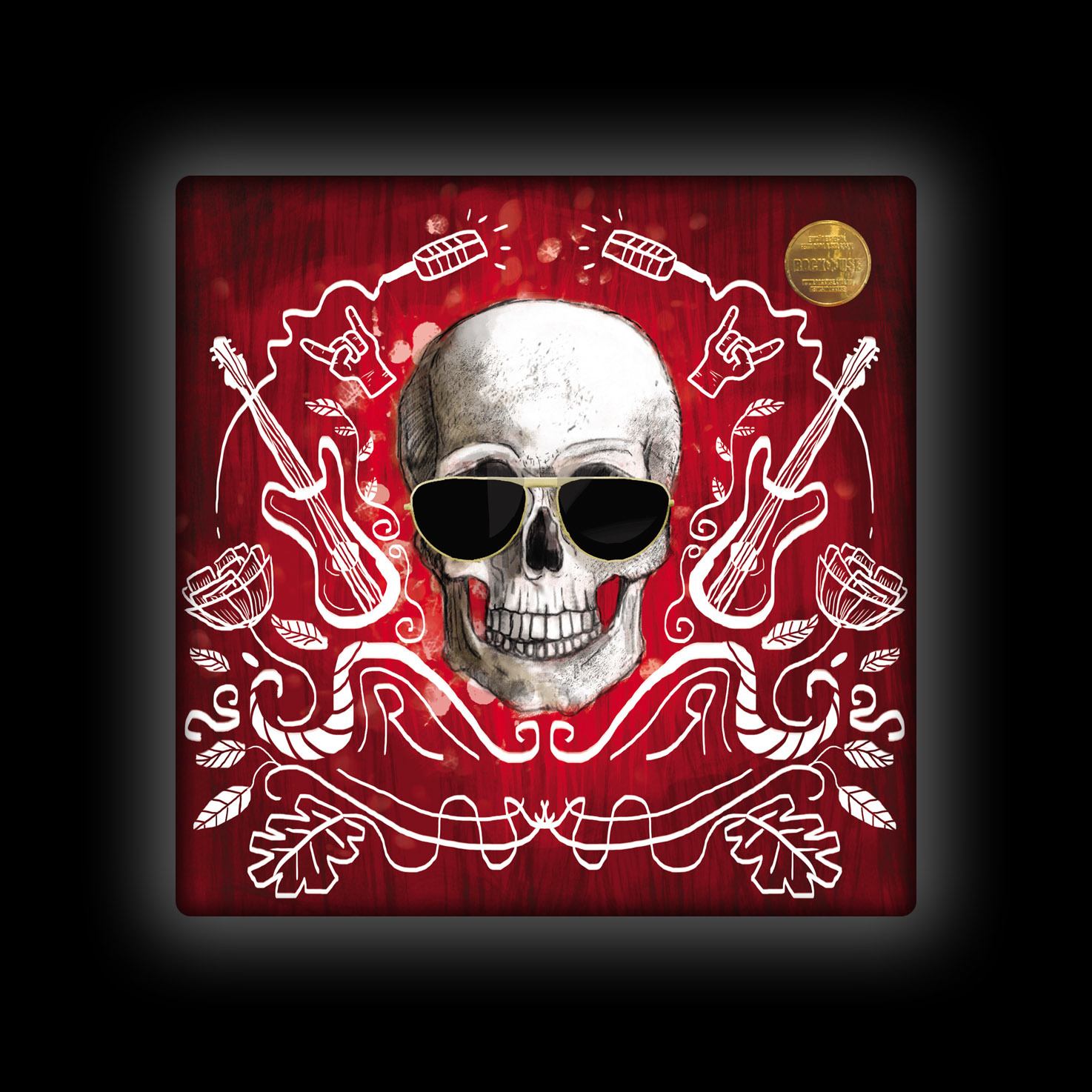 Capa de Almofada Ale Graziani - I Love Rock'n'Roll - Vermelha