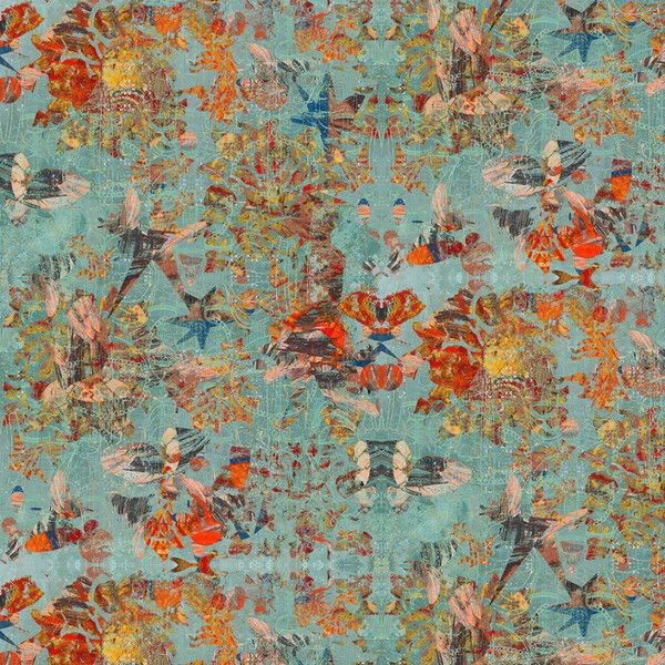 Orange Home Decor Fabric