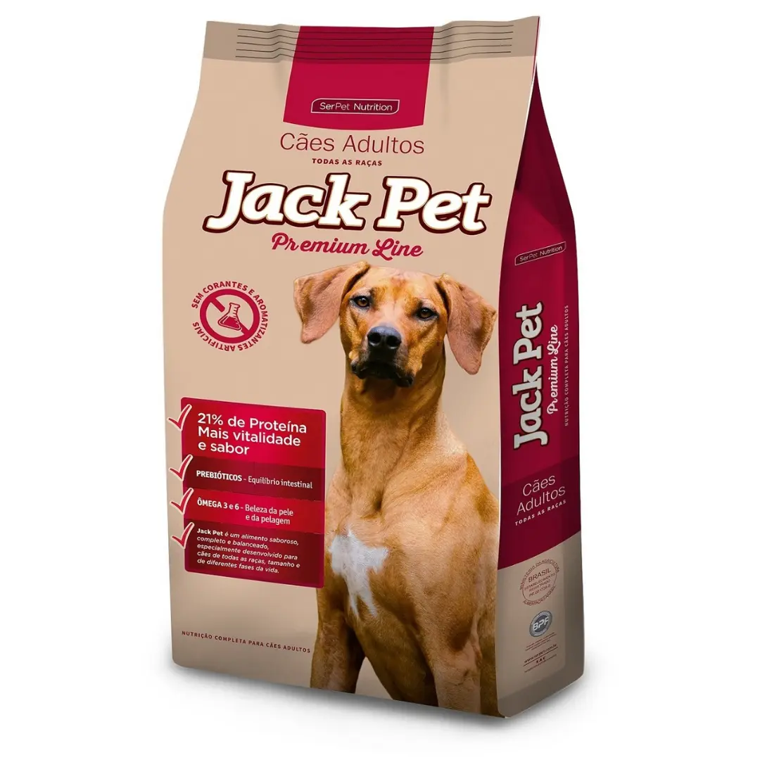 Ração Jack Pet Premium Line Adultos Todas As Raças 15Kg