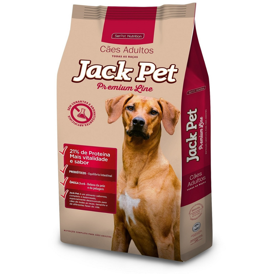 Ração Jack Pet Premium Line Adultos Todas As Raças 7Kg