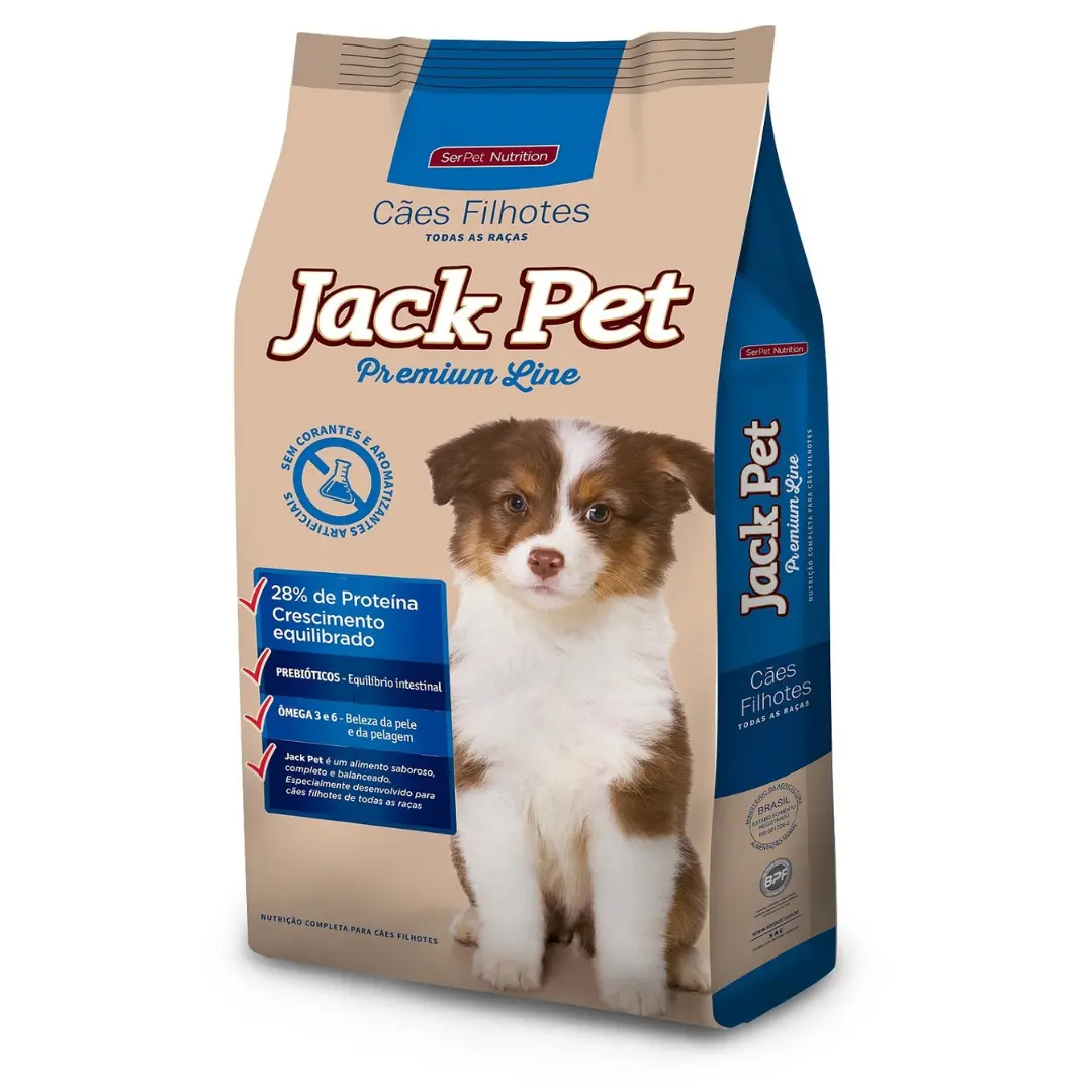 Ração Jack Pet Premium Line Filhotes Todas As Raças 15Kg