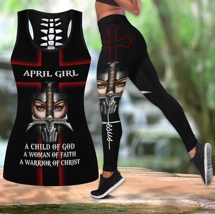 April Girl A Child Of God A Womanm Of Faith A Warrior Of Christ 3d shirt hoodie sweatshirt