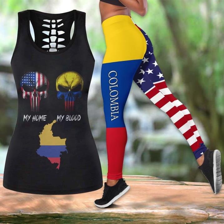 American Is My Home Colombia Is My Blood Flags All Over Printed 3d 3d shirt hoodie sweatshirt