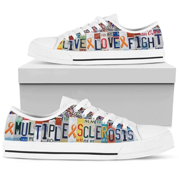 Live Love Fight Multiple Sclerosis Converse Sneakers