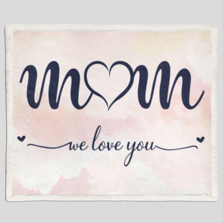 Mom We Love You Gift For Mother Mama Doormat