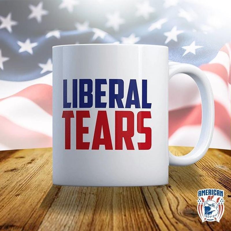 American Liberal Tears White Mug