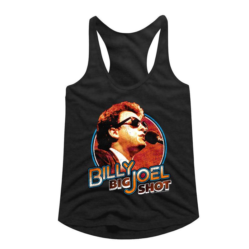 Billy Joel Big Shot Womens Tank Top Pop Music Concert Tour Merch Racerback Vest