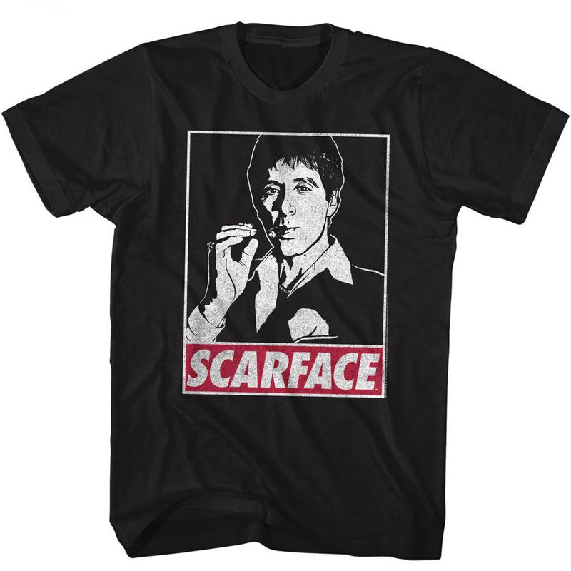 Scarface Obey Tony Montana T Shirt Pacino Gangster Tuxedo Fairey Pop ...