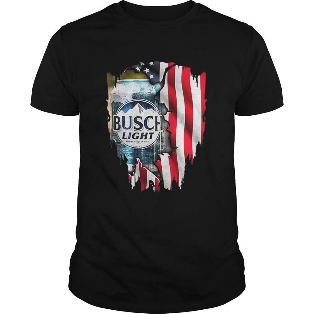 Busch Light Beer American Flag Shirt T Shirt S 6xl - Horgadis Store