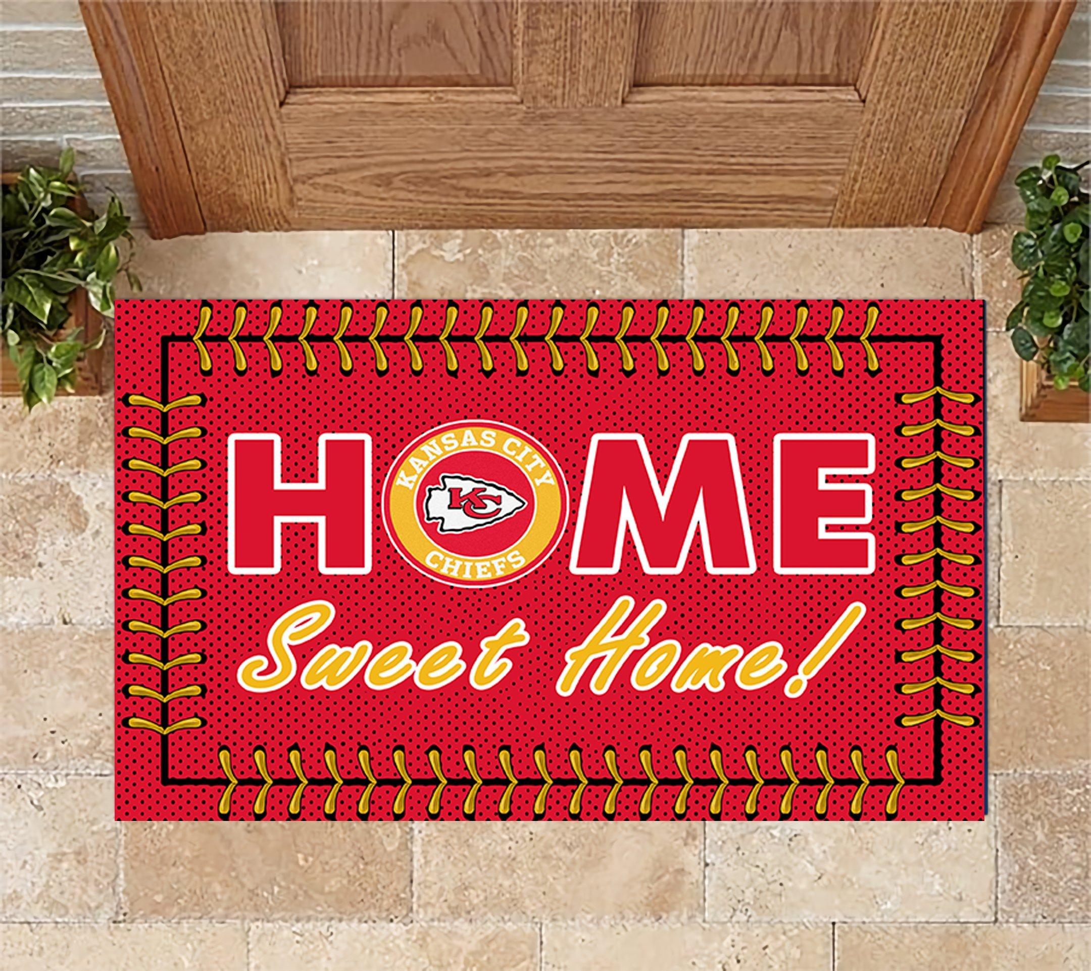 Kansas City Chiefs Home Sweet Home Doormat Doormat