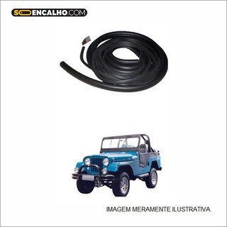 Borracha Parabrisa Jeep Willys C/macarrao- Ref. 102