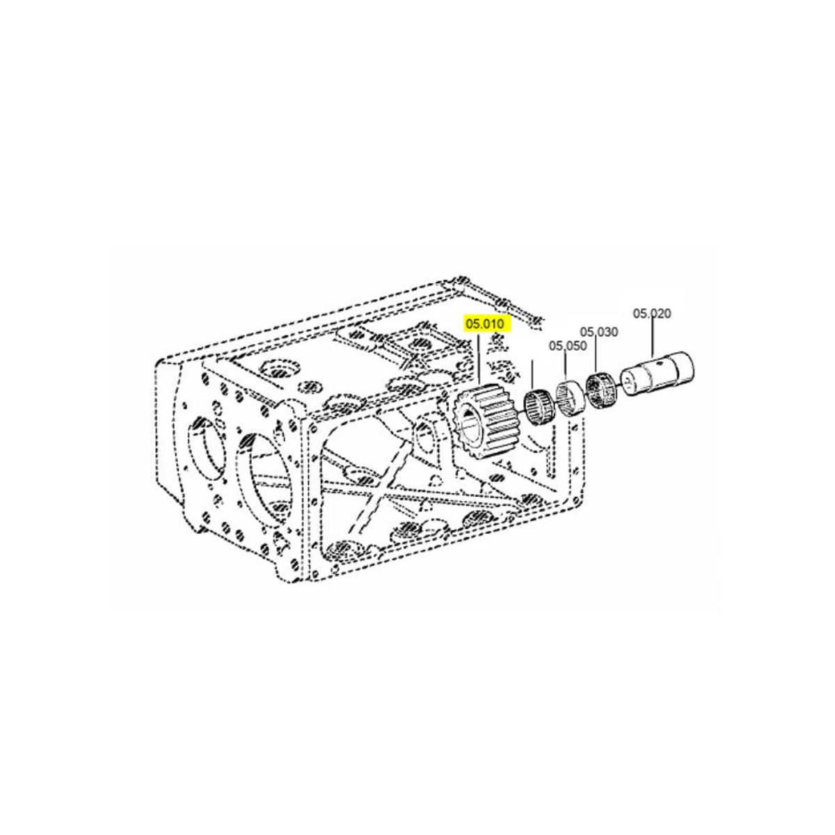 Engrenagem Helicoidal Ré Cambio 6S 1550 0091305011/A0002634232 Zf