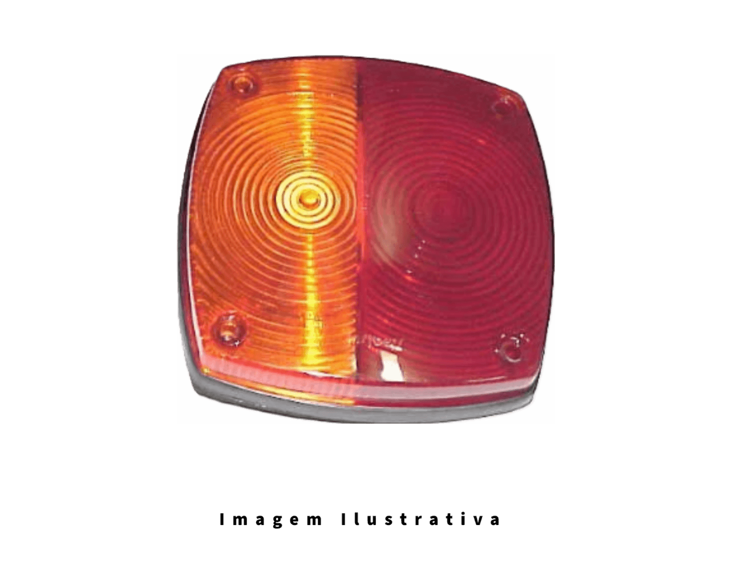 Lente Lanterna Traseira Ford Caminhao - Ref. Gf012vw Furacao
