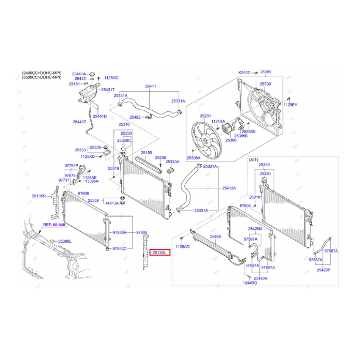 Protetor Lateral Esquerdo Kia Sorento 2009/ 291362P400