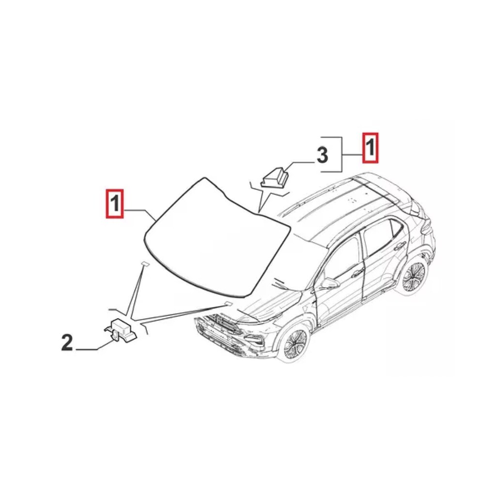 Vidro Parabrisa Fiat Pulse 2021 / 2022 52194274