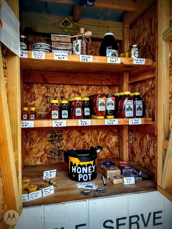 Two Guys and a Hive Local Honey Self Serve Honor Stand
