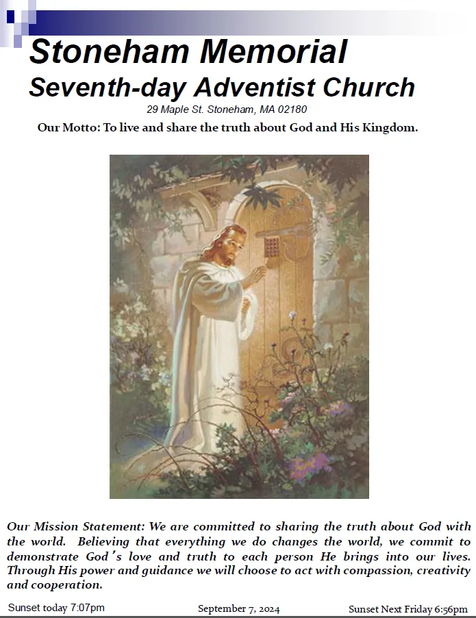 Cover of the bulletin for September 7, 2024