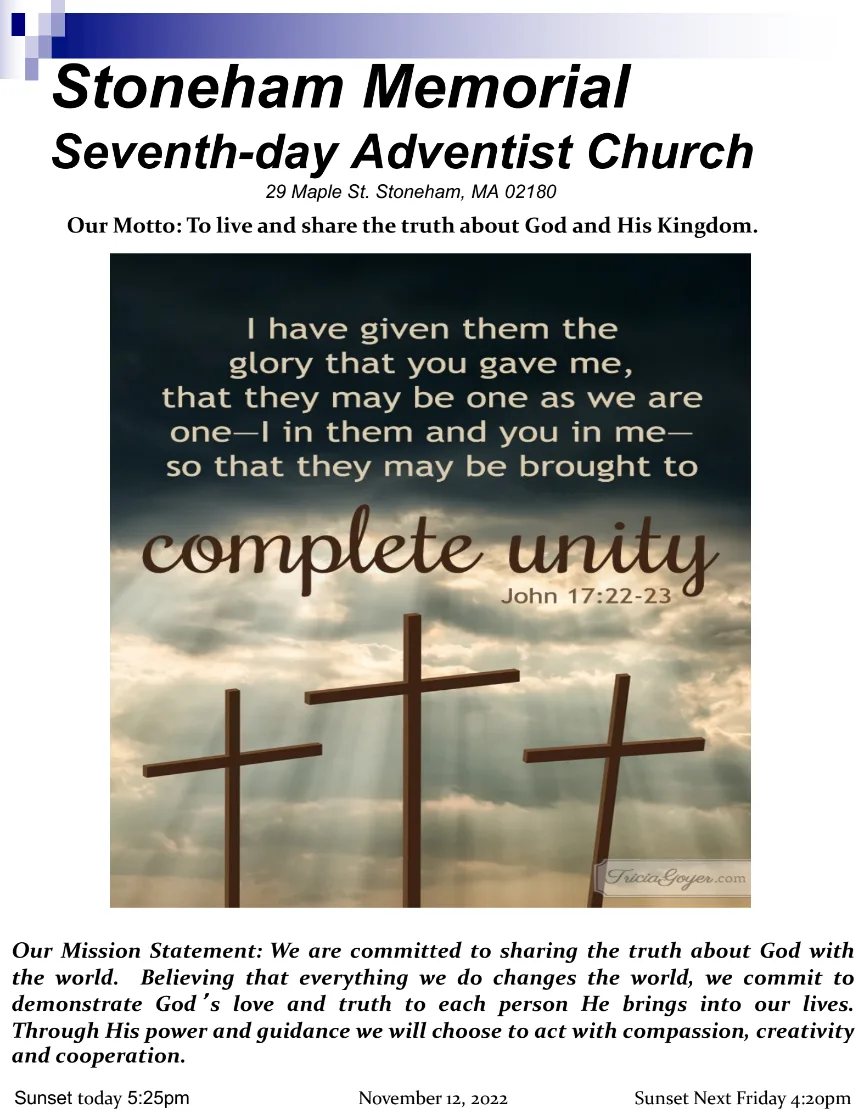 Cover of the bulletin for November 11, 2022