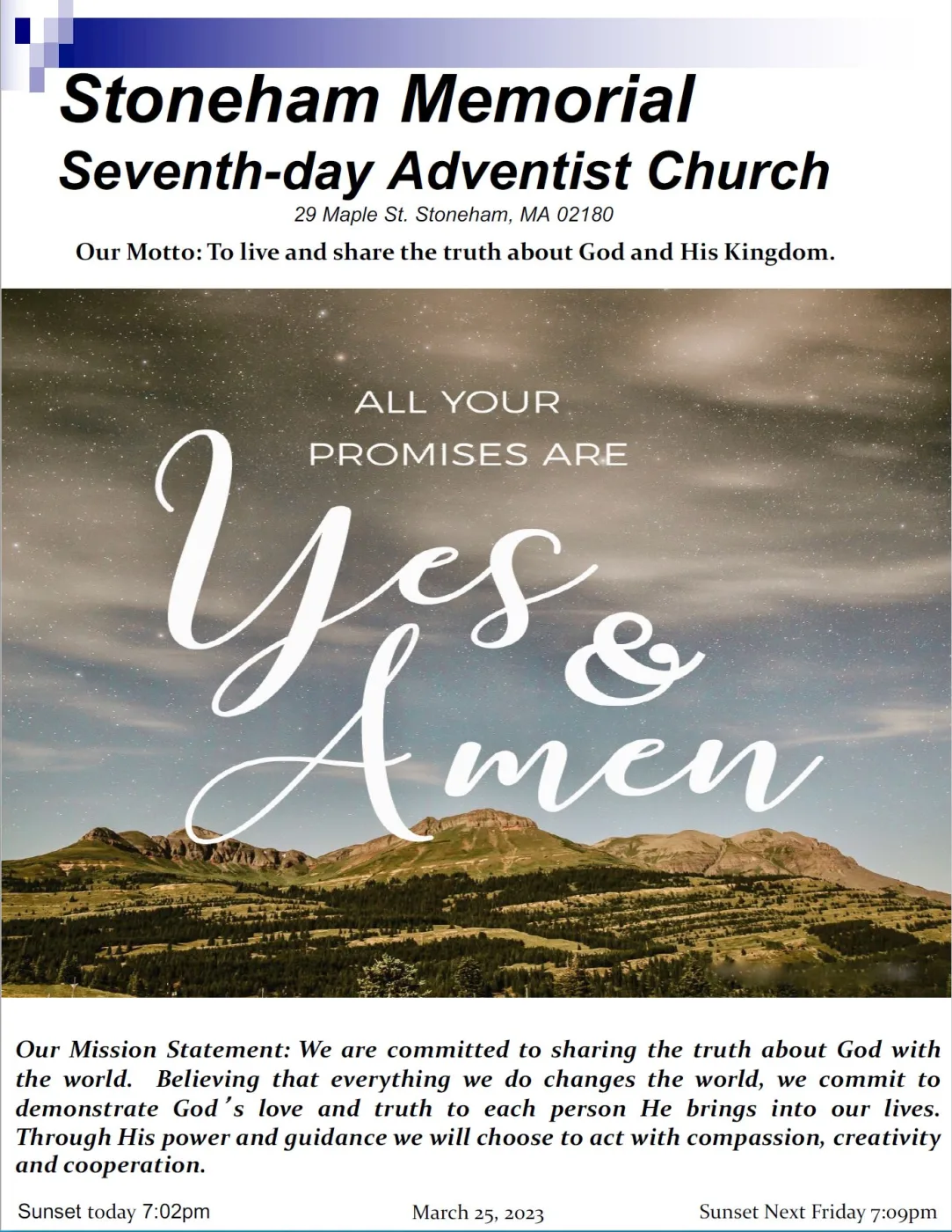 Cover of the bulletin for March 25, 2023