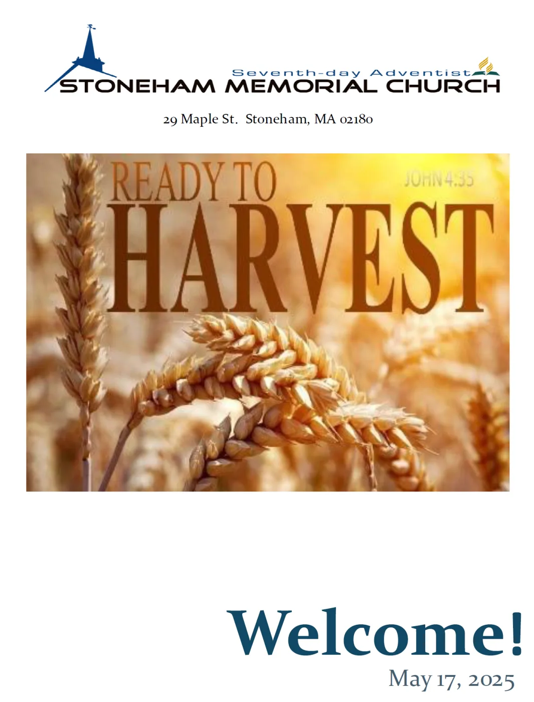 Cover of the bulletin for May 17, 2025