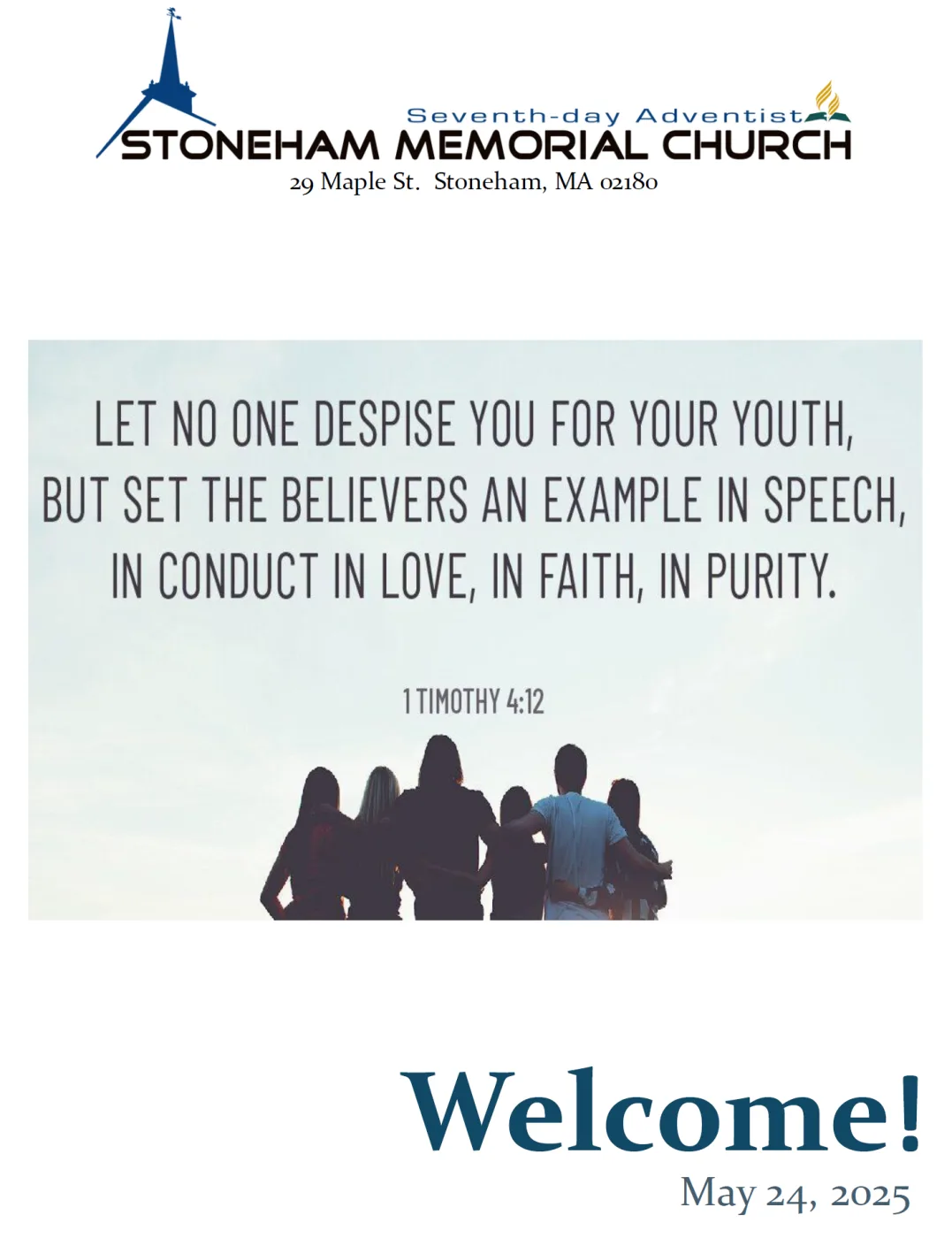 Cover of the bulletin for May 24, 2025