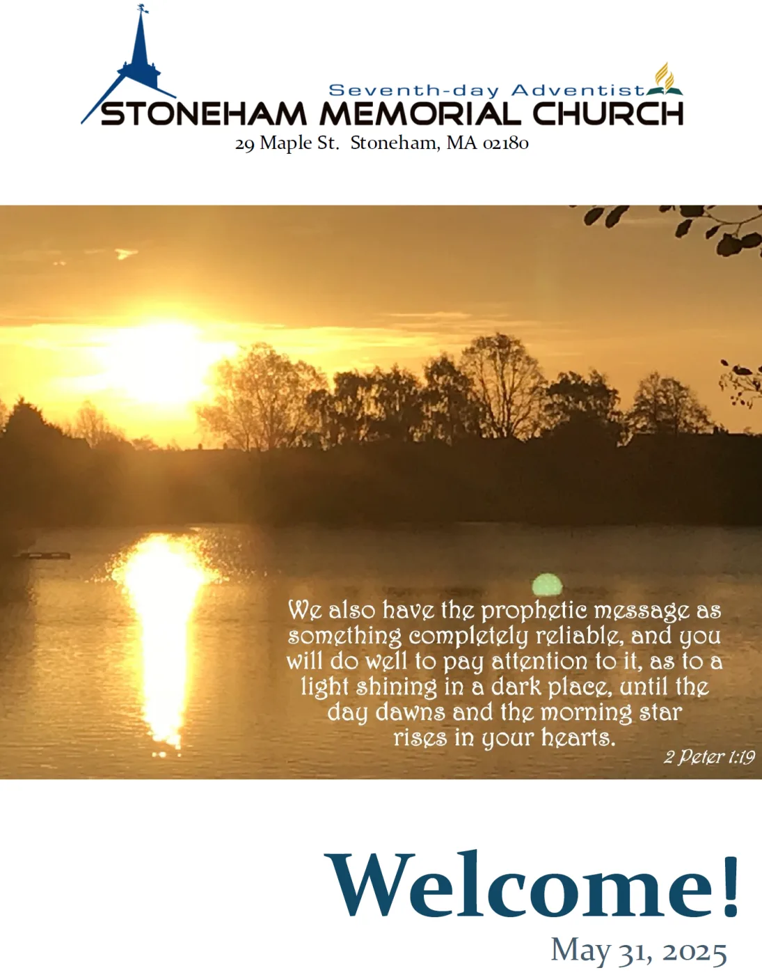Cover of the bulletin for May 31, 2025