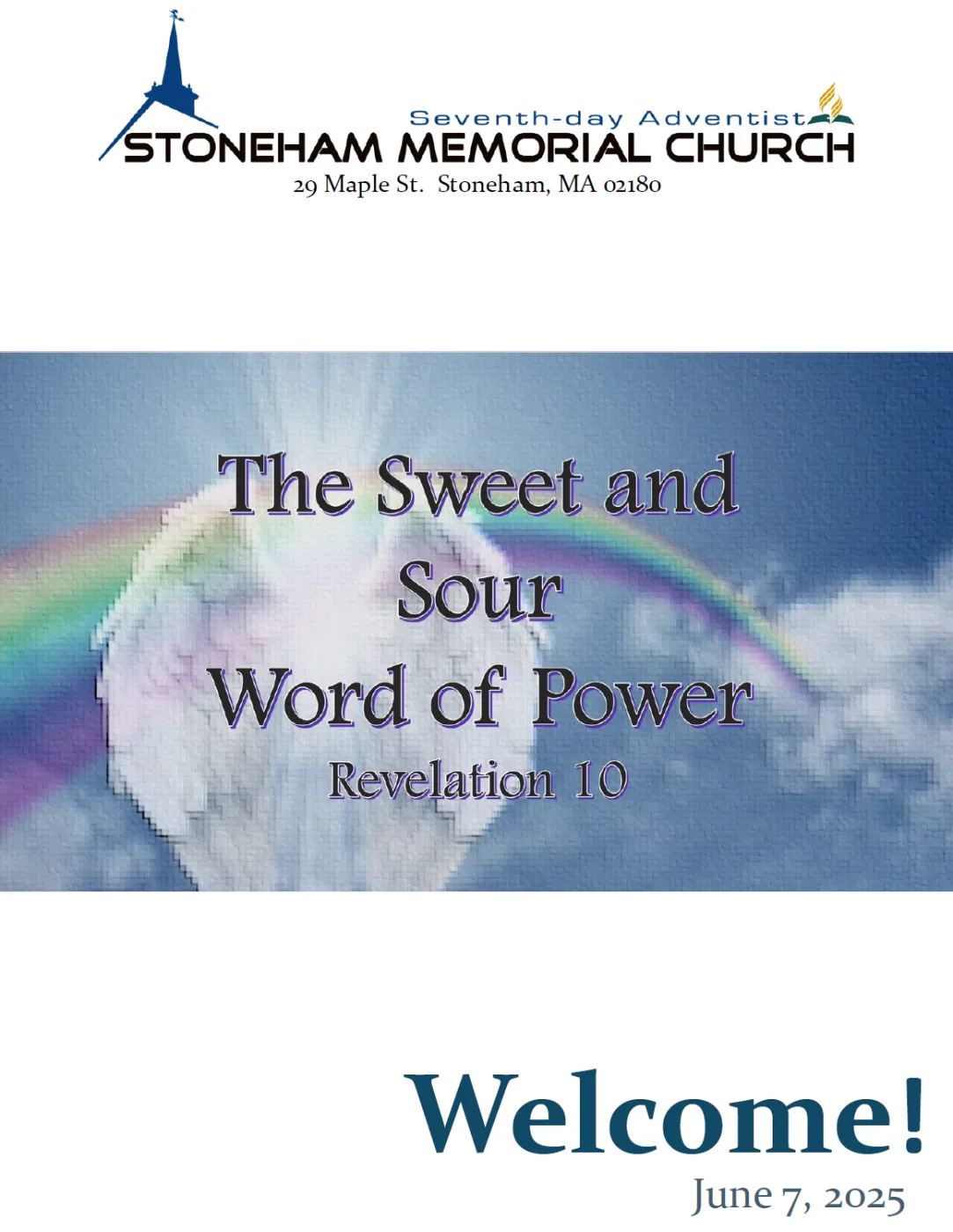 Cover of the bulletin for June 7, 2025