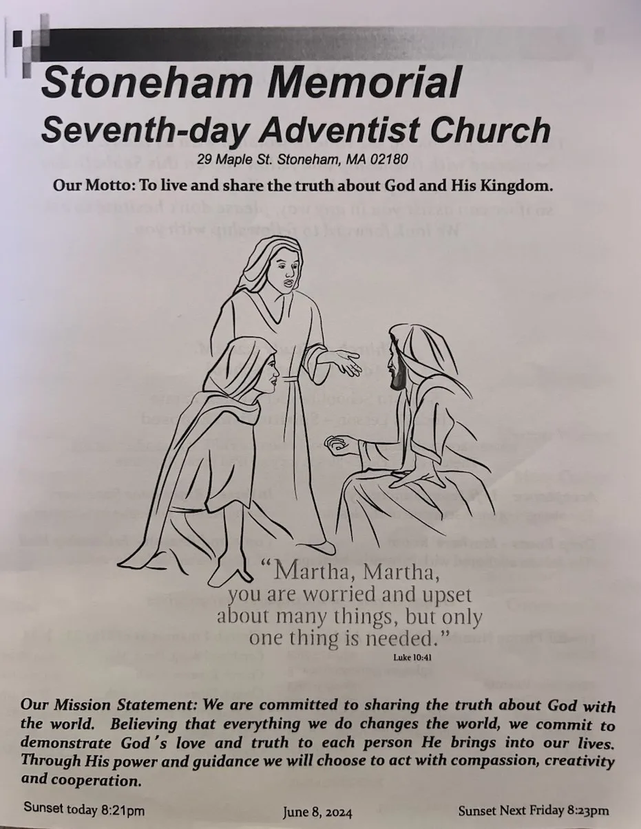 Cover of the bulletin for June 8, 2024
