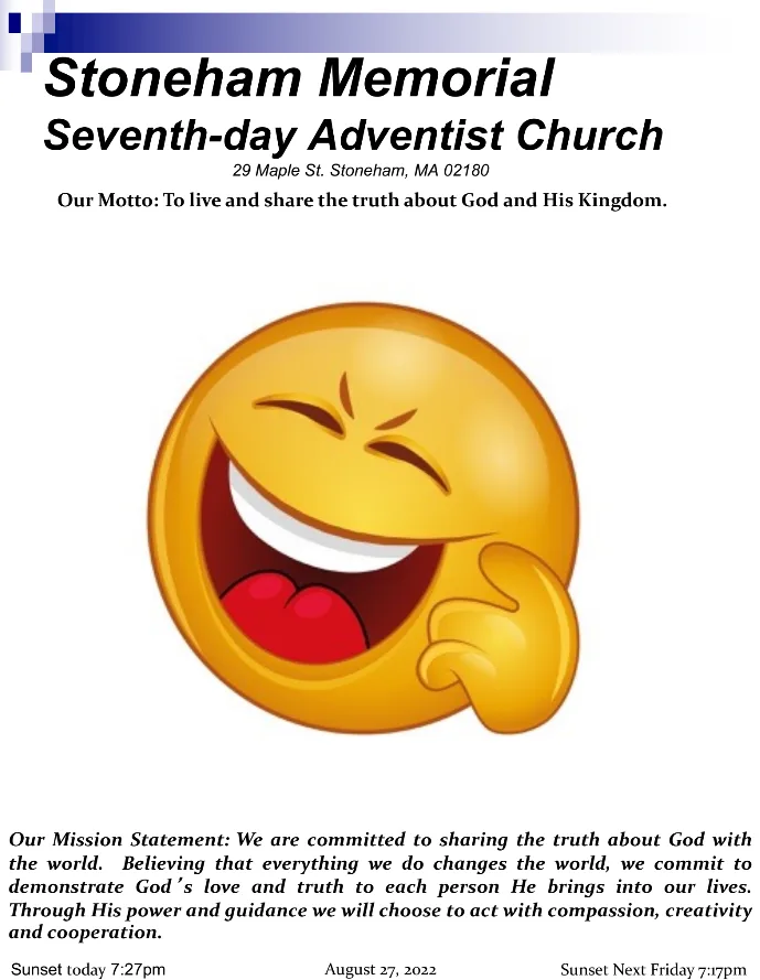 Cover of the bulletin for August 27, 2022