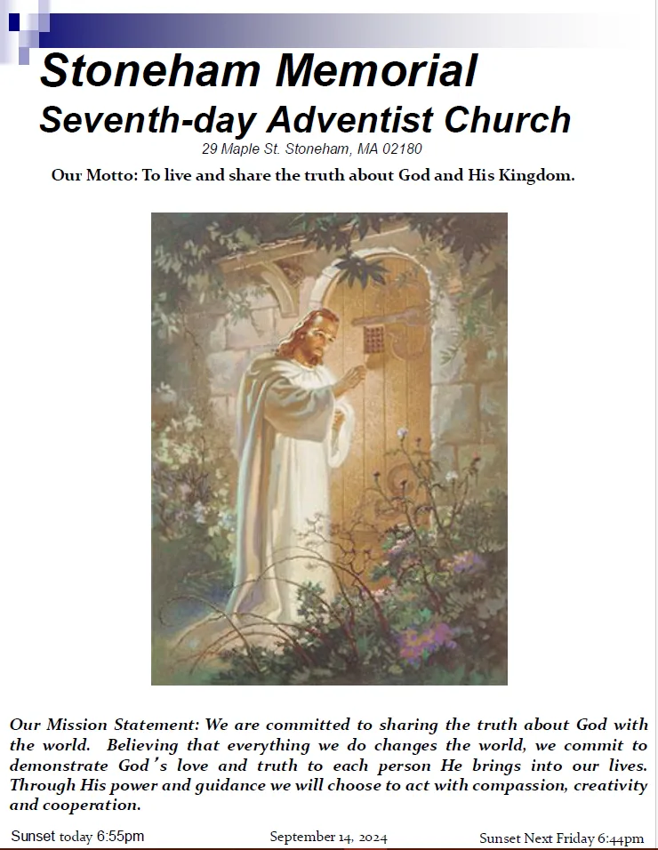 Cover of the bulletin for September 14, 2024