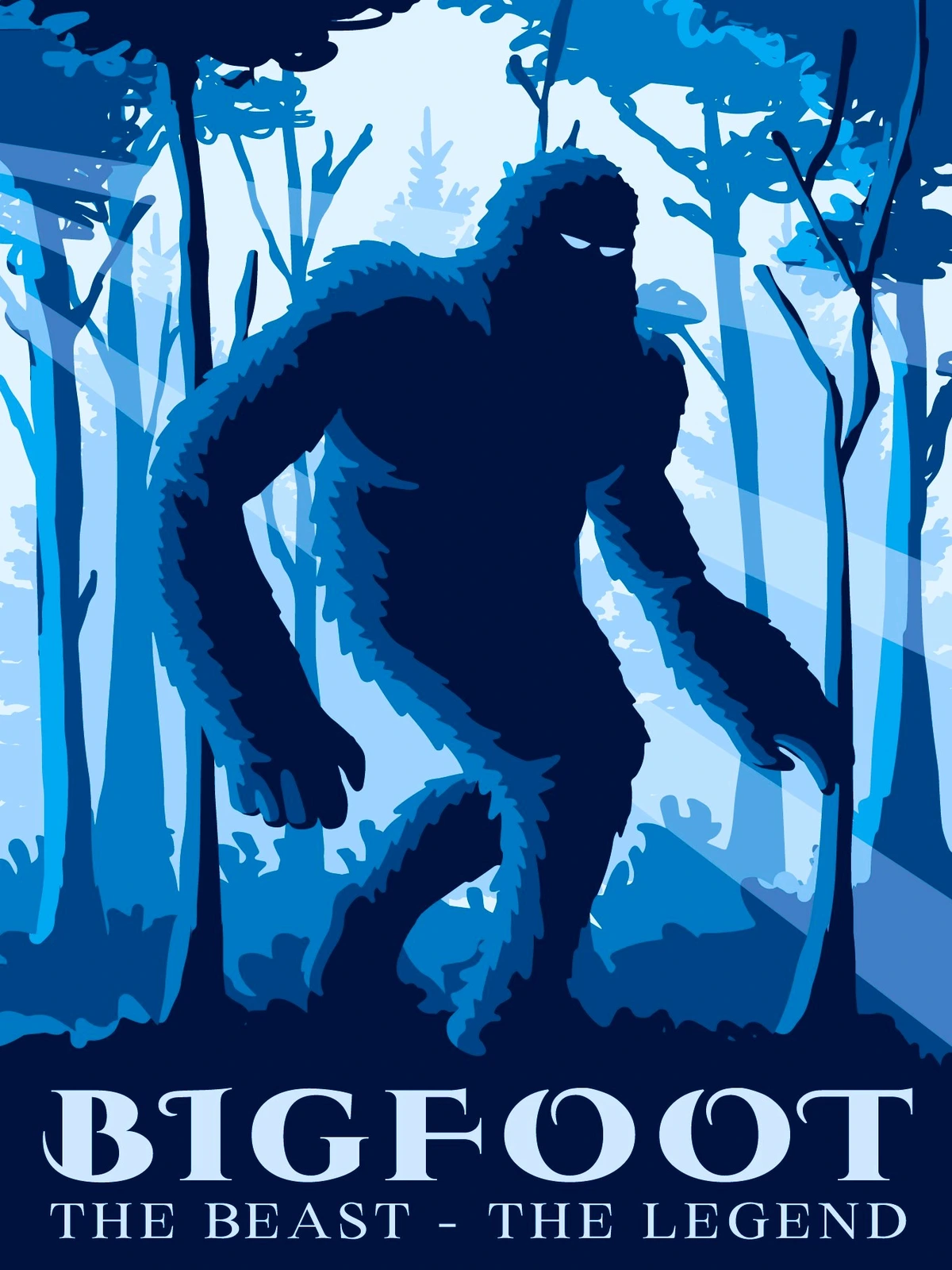 Bigfoot The Beast The Legend Poster